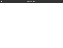 Tablet Screenshot of hotel-caladisole.com
